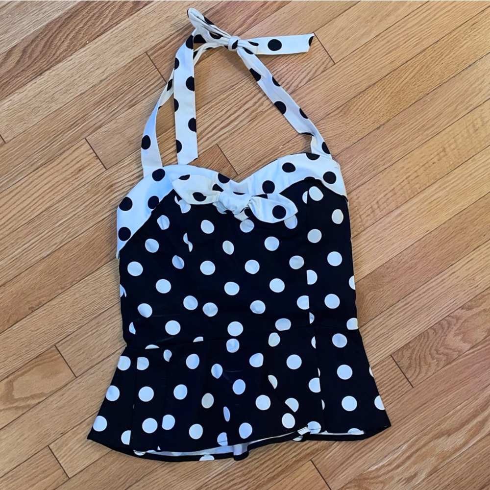 Polka Dot Halter Top